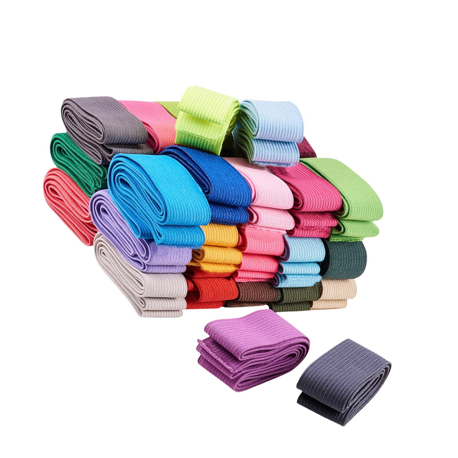 20x High Elasticity Sewing Bands 25mm Wide Multi Colored For Sewing