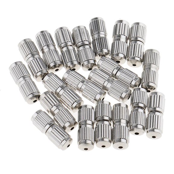 20x Metal Screw Barrel Clasp Bead Connector for Findings