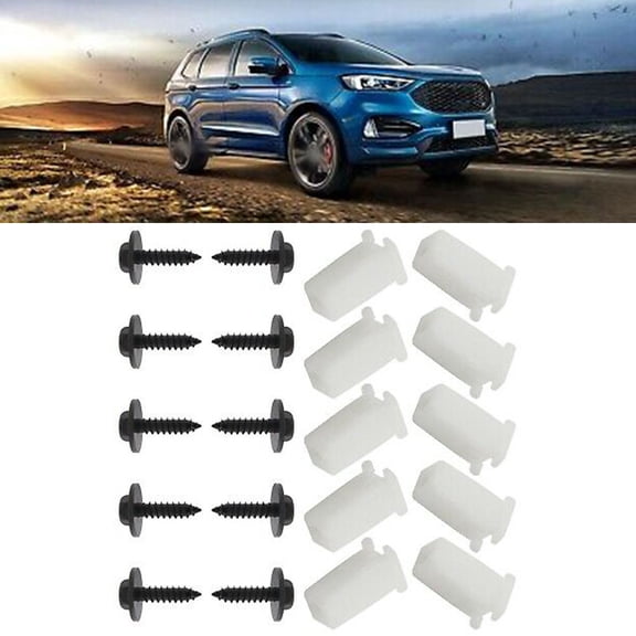 20x Nut Screws for Ford Fiesta ST150 Transit Front Bumper Expanding Grommet Clip