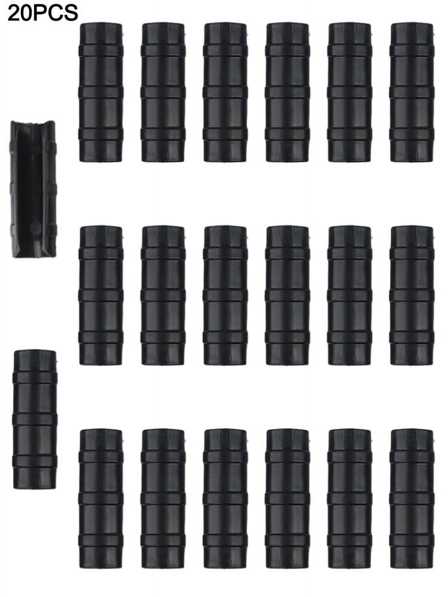 20x Pipe Clamps Plant Stakes Greenhouse Film Row Cover Netting Tunnel