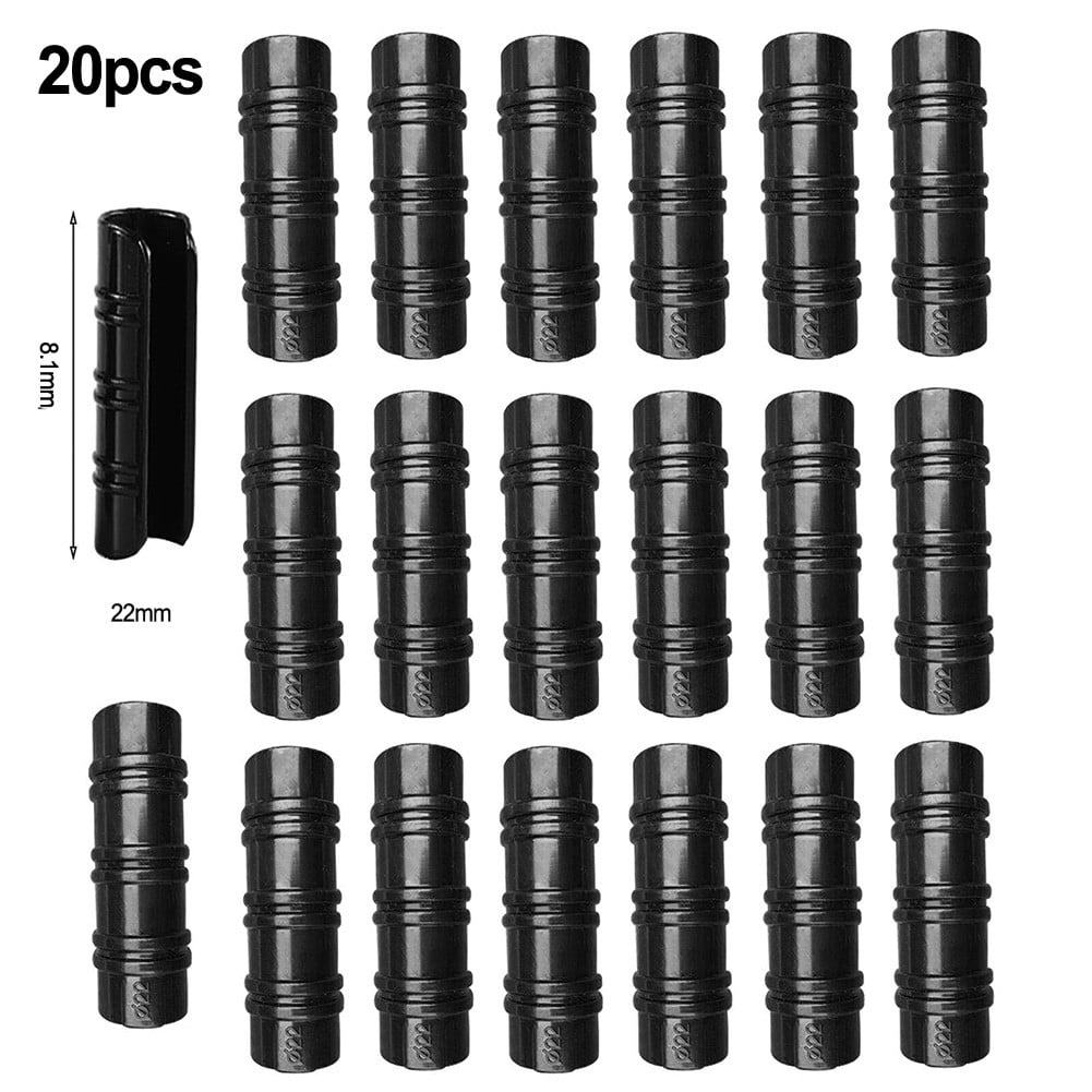 19mm Greenhouse Clamps Plant Clips, Film Row Cover Netting Tunnel Hoop Clip Garden Hoops Clips Pack Of 30