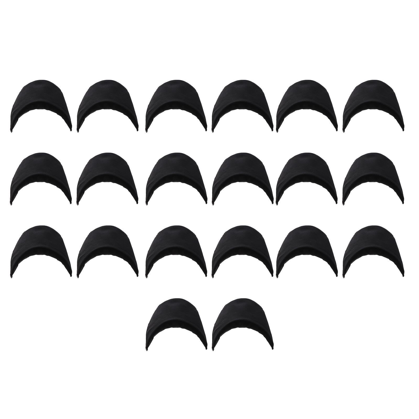 20x Sewing Shoulder Pads Knitwear Pads Non Slip Accessories Insert Foam  Shoulder Black Thick for Clothes T- Women Adults M 