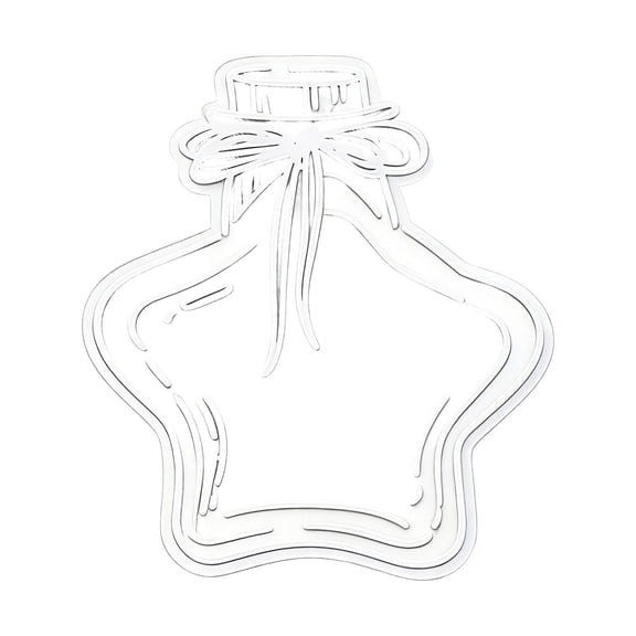20x Transparent Dried Flower Bookmark DIY Craft Kit for Pressed Flowers One Size (Clear)
