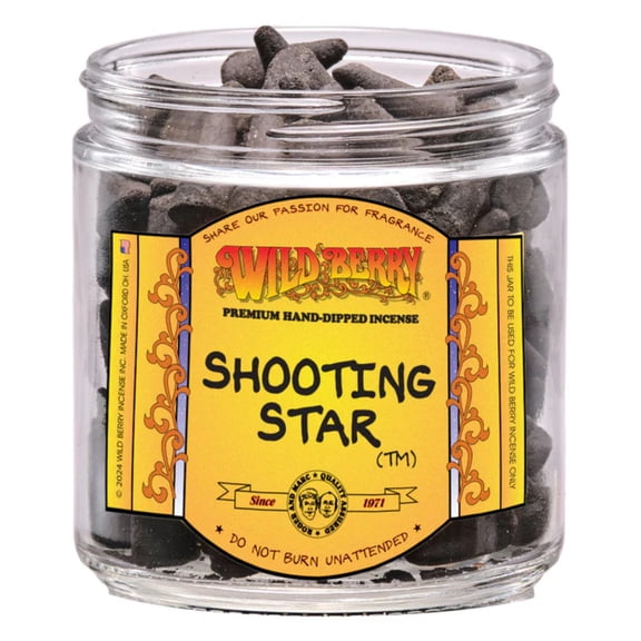 20x Wild Berry Incense Cones - Shooting Star - USA Made 1" Tall