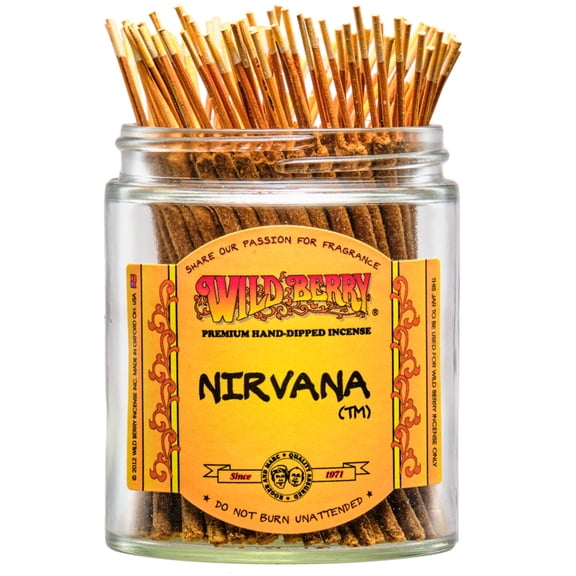 20x Wild Berry Shorties 4" Incense Sticks - Nirvana - USA Made Hand Dipped Wildberry