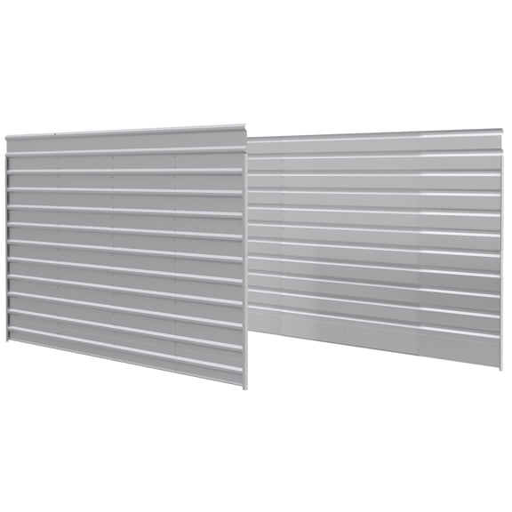 Arrow 9 x 20 ft Eggshell 2 Side Walls Kit For Steel Carport