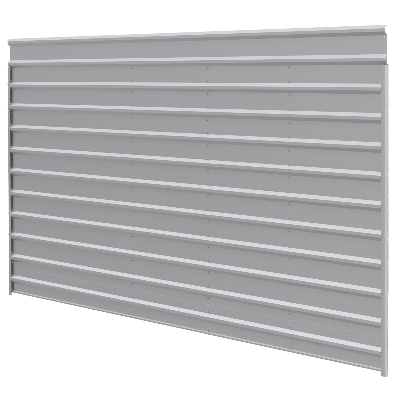 Eggshell Galvanized Steel Carport Side Wall Panel