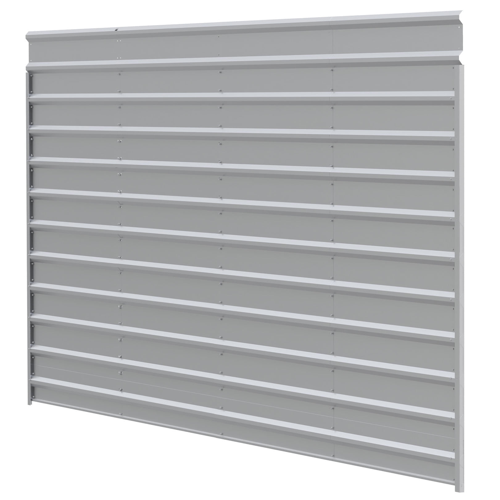 Eggshell Galvanized Steel Carport Enclosure Wall Kit