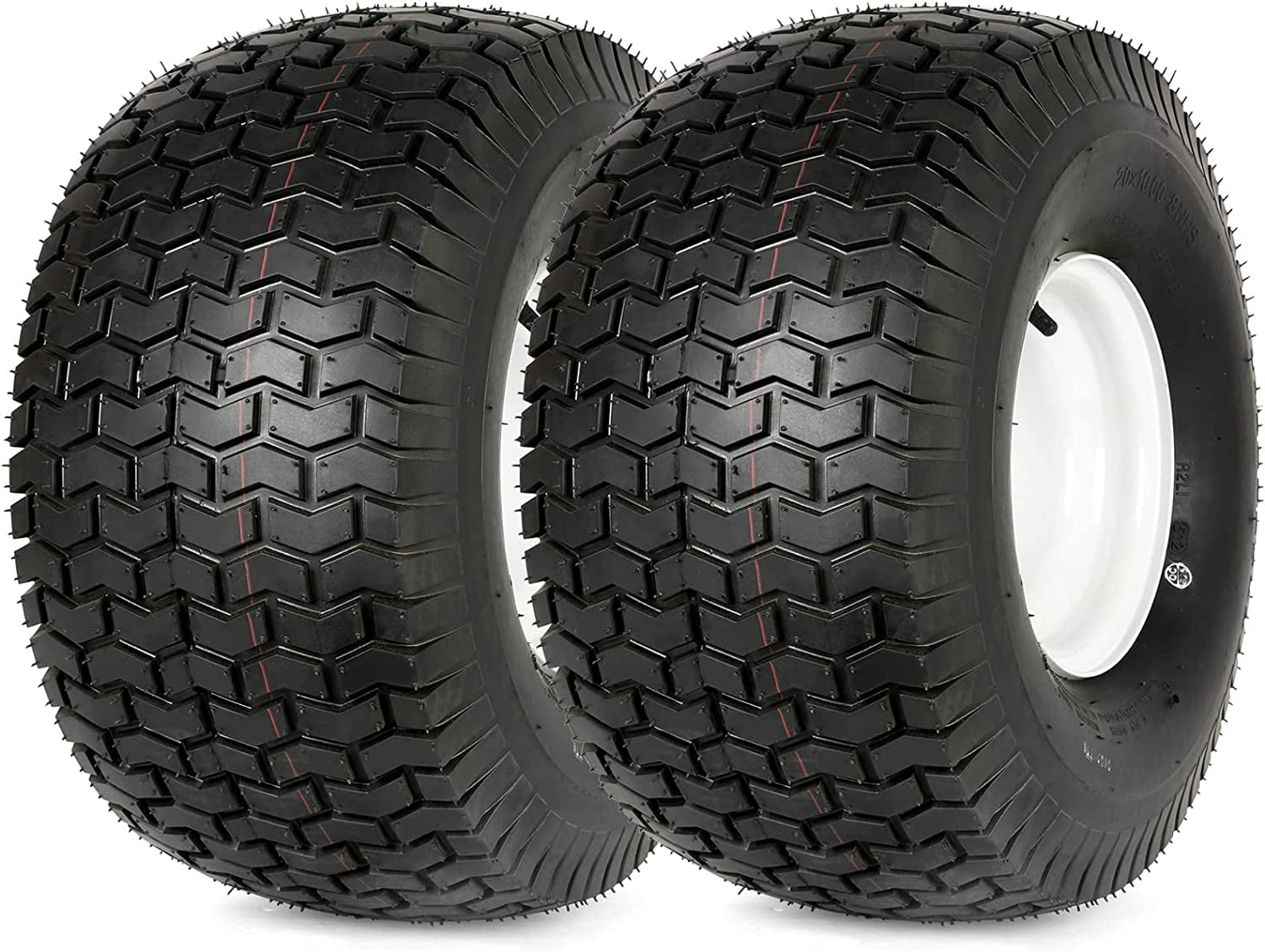 TracGard N766 TURF Bias Tire 20X10.00-8 B/4 Ply. - Walmart.com