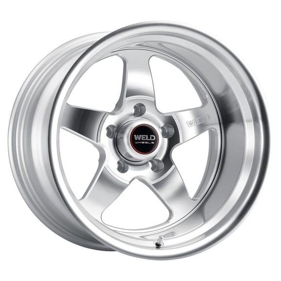 20x10.5 WELD Performance RF Ventura Gloss Silver Machined Wheel 5x115 (20mm)