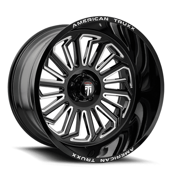 20x10 American Truxx AT1916 Butcher Black/Milled Wheel 8x6.5 (-24mm)