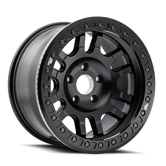 20x10 Dirty Life Canyon Race Matte Black BEADLOCK Wheel 5x5 (-44mm)