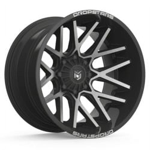 20x10 Dropstars 654MB Deep Concave Blk Machined Wheel 8x170 (-25mm)