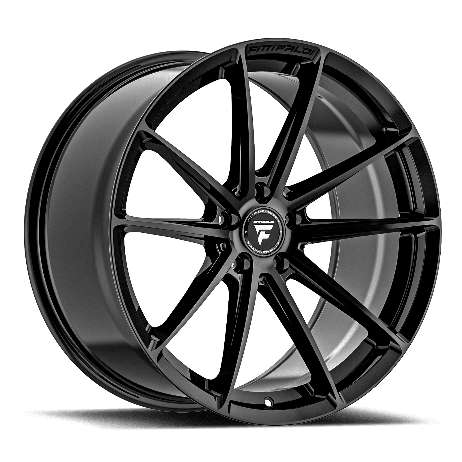 20x10 Fittipaldi FS362B Black Wheel 5x115 (18mm)