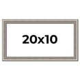 thumbnail image 1 of 20x10 Frame Grey Real Wood Picture Frame Width 1.25 inches | Interior Frame Depth 0.5 inches | Hans, 1 of 8