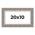 thumbnail image 1 of 20x10 Frame Grey Real Wood Picture Frame Width 2.75 Inches | Interior Frame Depth 0.5 Inches |, 1 of 8