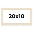 thumbnail image 1 of 20x10 Frame White Real Wood Picture Frame Width 1.5 inches | Interior Frame Depth 0.5 inches | Barn, 1 of 8