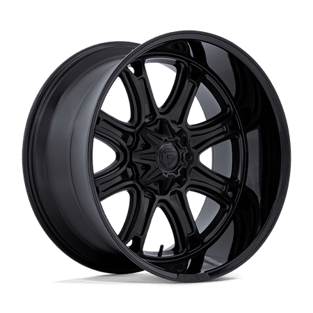 20x10 Fuel Off-Road Darkstar Matte Black W/ Gloss Black Lip Wheel Blank (-18mm)