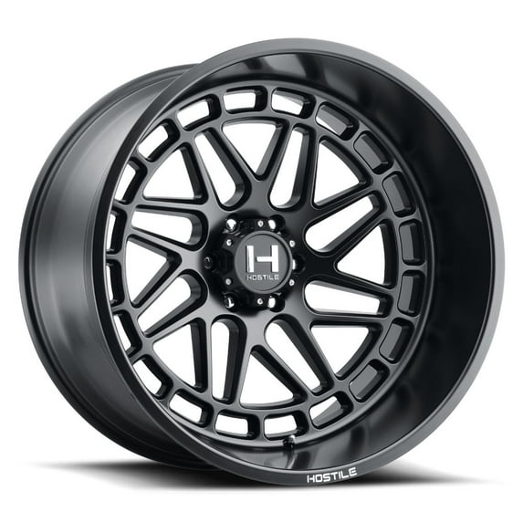 20x10 Hostile H122 Reaper Asphalt (Matte Black) Wheel 6x135 (-19mm)