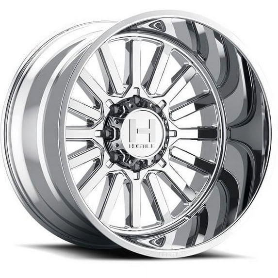 20x10 Hostile H127 Titan Armor Plated (Chrome) Wheel 8x6.5 (-19mm)