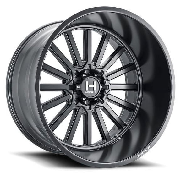20x10 Hostile H127 Titan Asphalt (Satin Black) Wheel 6x135 (-19mm)