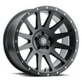 thumbnail image 1 of ICON Alloys Compression, Satin Black, 20 x 10 / 5 x 5, -12mm Offset, 5" BS, 1 of 3