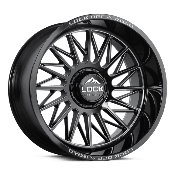 Lock Off-Road Lock Extreme Assault Gloss Black Milling 10-20