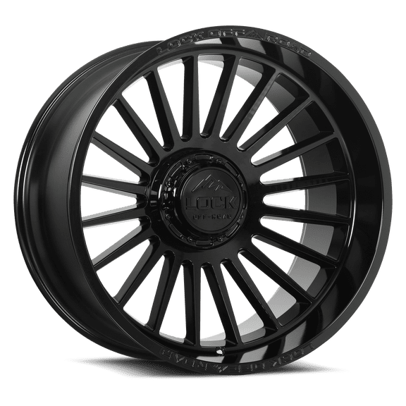 20x10 Lock Extreme Invasion Gloss Black Wheel 8x6.5 (-18mm)