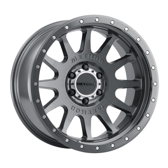 20x10 Method MR605 NV Titanium Wheel 6x135 (-24mm) Fits select: 2004-2023 FORD F150, 2003-2023 FORD EXPEDITION