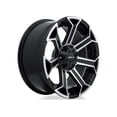 thumbnail image 1 of PEAK 20X10 5X127 ET18 CB71.5 GLOSS BLACK MACHINED, 1 of 3