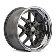 20x10 Ridler 610 Grey/Polished Lip Wheel 5x5 0mm