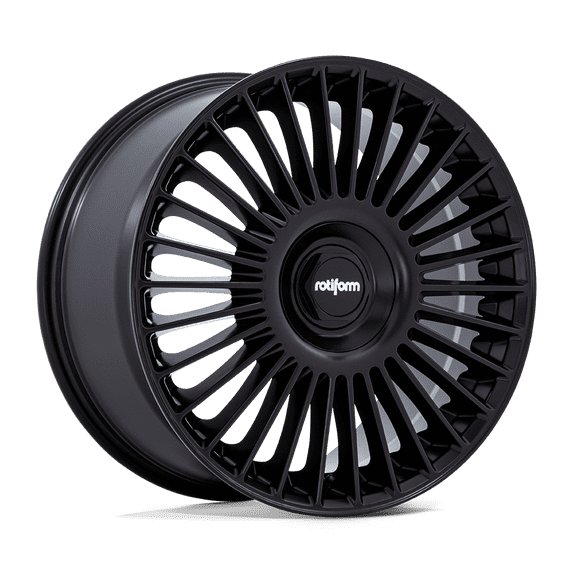 20x10 Rotiform RC202 GRZ Matte Black Wheel 5x112/5x120 (40mm)