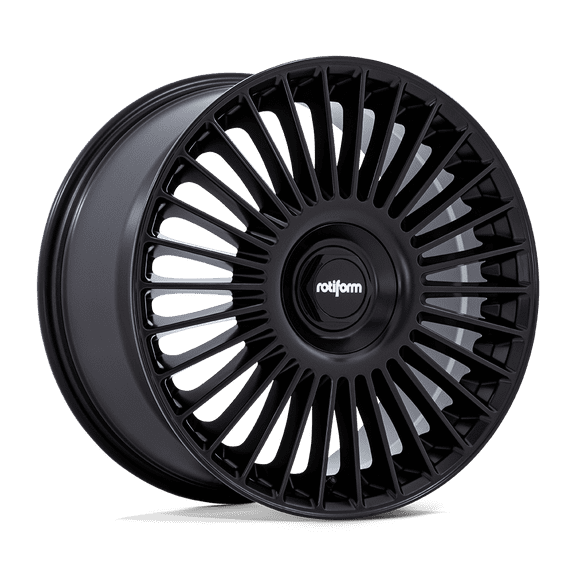 20x10 Rotiform RC202 GRZ Matte Black Wheel 5x112/5x120 (40mm)