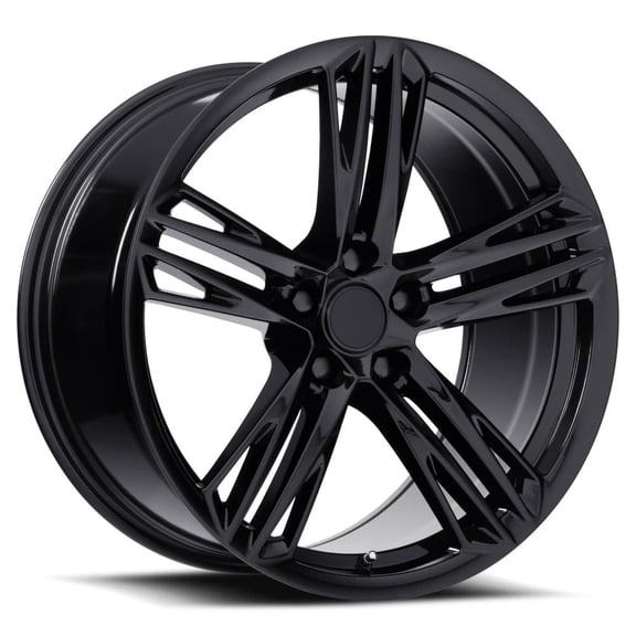 20x10" Size Fits FR 35F Camaro ZL1 1LE Flow Form Gloss Black Wheel - 5x120.65 Bolt-Pattern - 23mm Offset - 66.9" Hub-Size