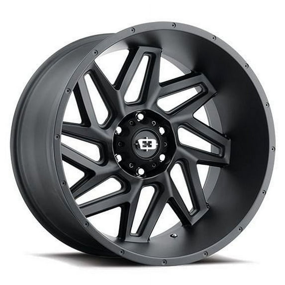 20x10 Vision 361 Spyder Satin Black Wheel 8x170 (-25mm)