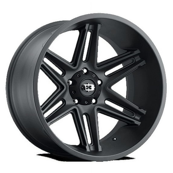 20x10 Vision 363 Razor Satin Black Wheel 8x6.5 (-25mm)