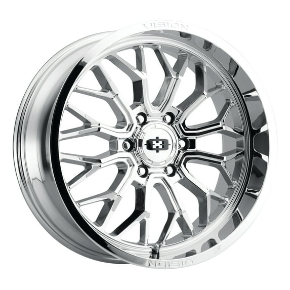 20x10 Vision 402 Riot Chrome Wheel 5x150 (-25mm)