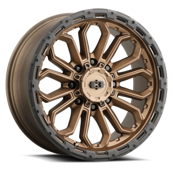 20x10 Vision 405 Korupt Satin Bronze Wheel 8x6.5 (-25mm)