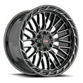 thumbnail image 1 of 20x10 Vortek VRP-502 Black Diamond Cut With Dark Tint Wheel 6x135/6x5.5 (-18mm), 1 of 2
