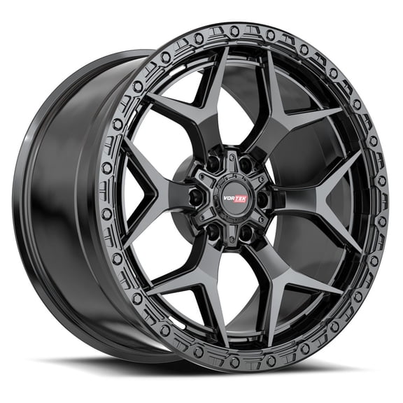 20x10 Vortek VRT-603 Satin Black Wheel 6x135/6x5.5 (-12mm)
