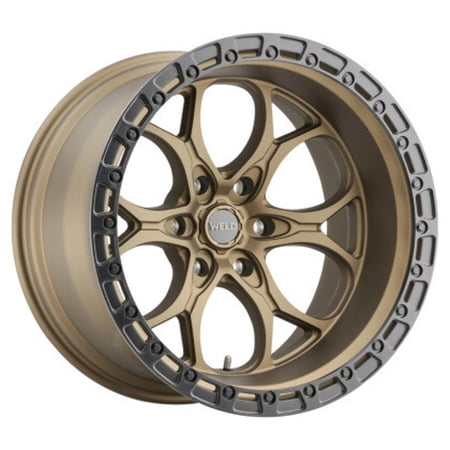 20x10 WELD Off-Road W106 Ledge Satin Bronze W/ Black Ring Wheel 6x135 (13mm)