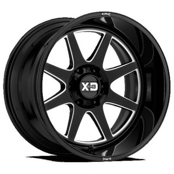 XD Series XD844 Pike Gloss Black Milled 20x10 5x5.5 -18mm (XD84421085318N)