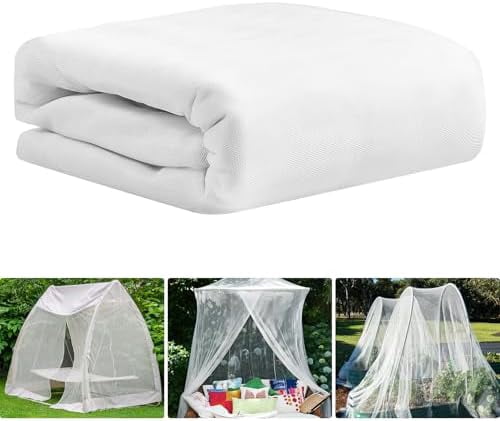 20x10Ft Mosquito Netting Garden Mesh Netting, Fly Bird Net Barrier ...