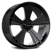 20" Vision 327 Missile Black Milled Spoke Wheel 20x11 5x4.5 50mm Muscle Car Rim