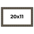 thumbnail image 1 of 20x11 Frame Black Bamboo Solid Wood Picture Frame Width 1.5 Inches | Interior Frame Depth 0.5, 1 of 8