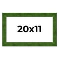 thumbnail image 1 of 20x11 Frame Green Burl Solid Wood Picture Frame | 1.75 Inches Moulding Width | Interior Frame Depth, 1 of 8