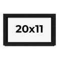 thumbnail image 1 of 20x11 Shadow Box Black Solid Wood Display Picture Frame | 1 Inch Rabbet Depth | | 1.375 Inch, 1 of 4