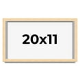 thumbnail image 1 of 20x11 Shadow Box Frame Brown | 0.875 Inches Deep Real Wood Contemporary Shadowbox Display Frame |, 1 of 5