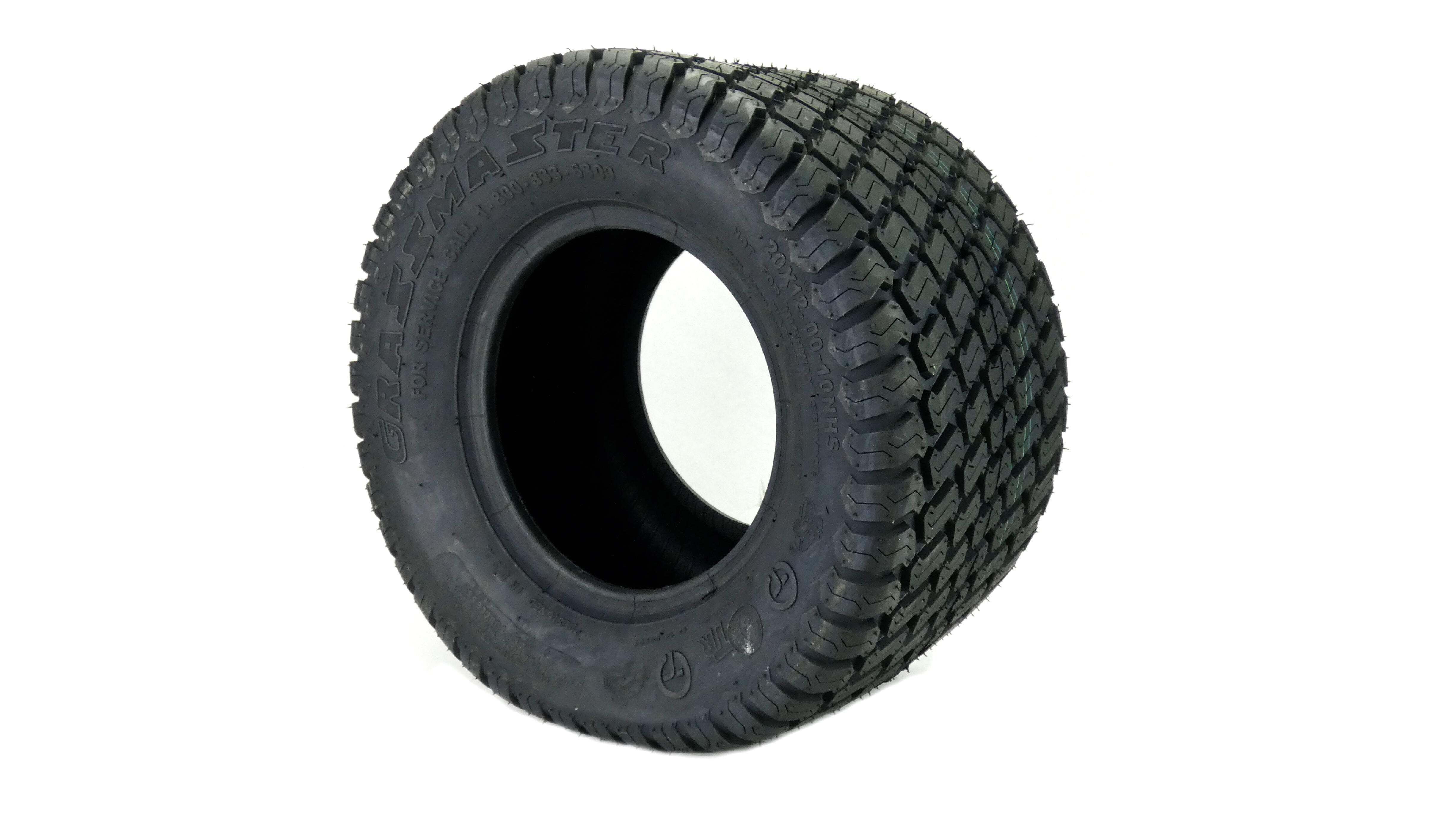 OTR Grassmaster 20x12.00-10 Turf Tire, 4 Ply, Tubeless - Walmart.com