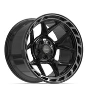 Single1 4PLAY Wheels 4P55 20x12 Black Brushed Rim 5x127 & 5x139.7 -44ET